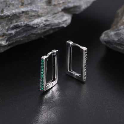 Orecchini Quadrati Diamante
