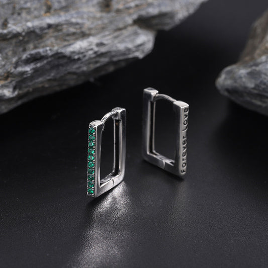Orecchini Quadrati Diamante