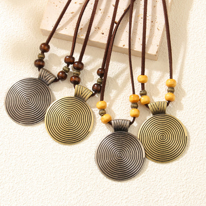 Collana Pelle Etnica