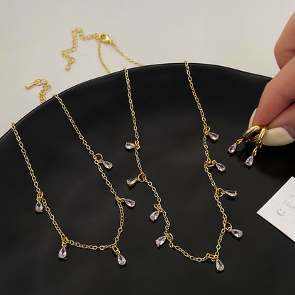 Collana zirconi fata da donna