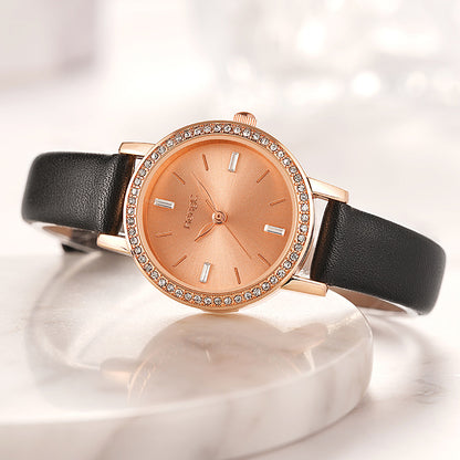 Orologio da donna con cristalli al quarzo