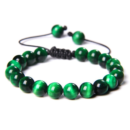 Bracciale occhio di tigre tessuto
