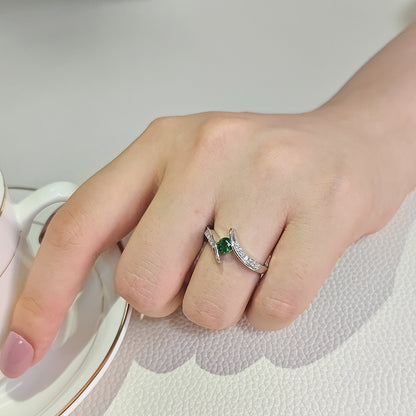 Anello zircone donna