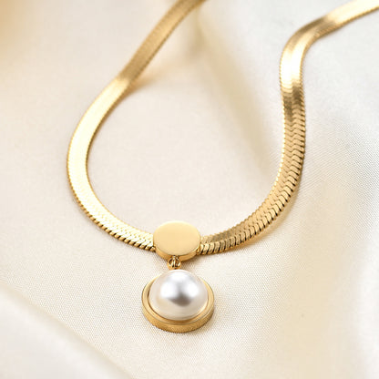 Collana serpente catena piatta