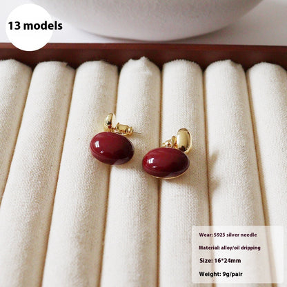 Orecchini pendenti argento sterling stile retro