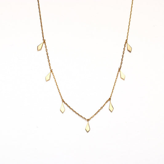 Collana argento geometrica Clavicola
