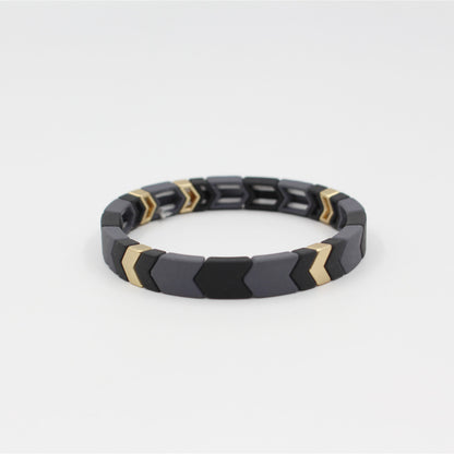 Bracciale perline smaltate