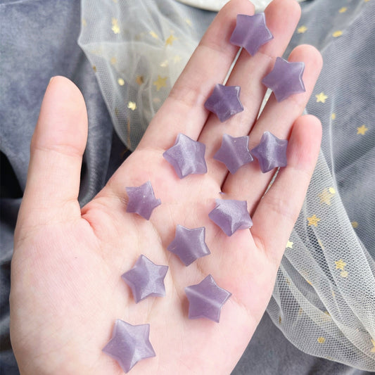 Pendente stella lepidolite