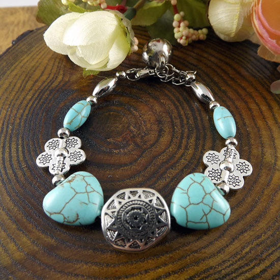Bracciale pietre cuore