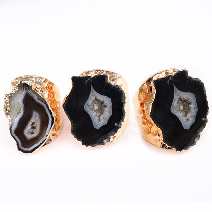 Anello agata naturale