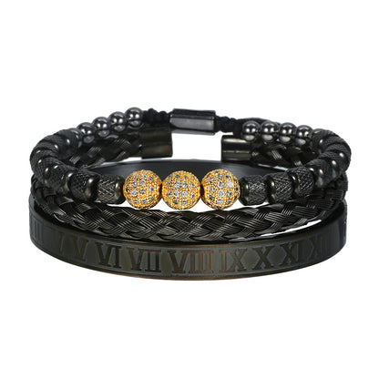Bracciale scheletro intrecciato