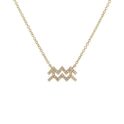 Collana zodiacale con zirconi