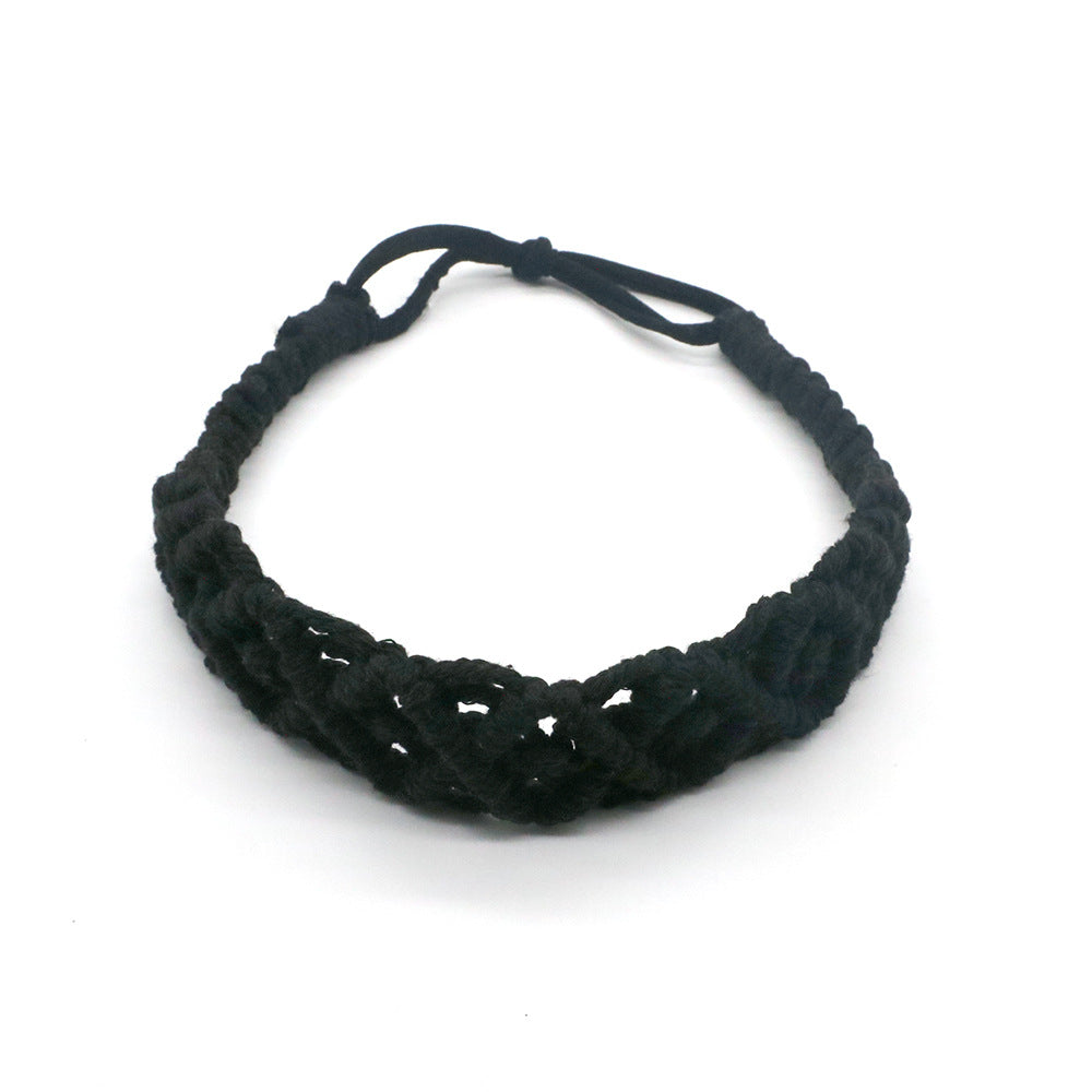Fascia capelli cotone intrecciato