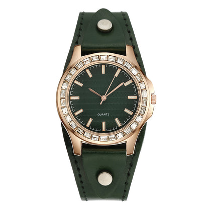 Orologio bracciale con diamanti pavé