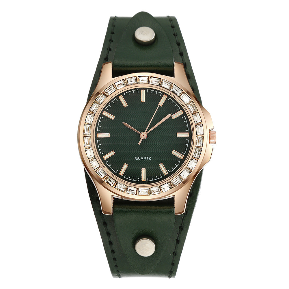 Orologio bracciale con diamanti pavé
