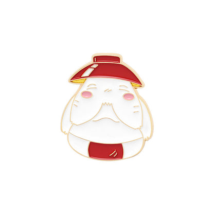 Spilla cartoon in lega