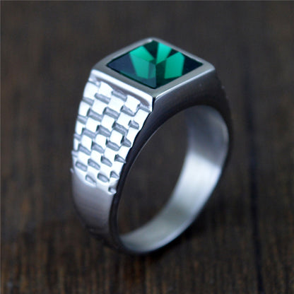 Anello retrò gemme