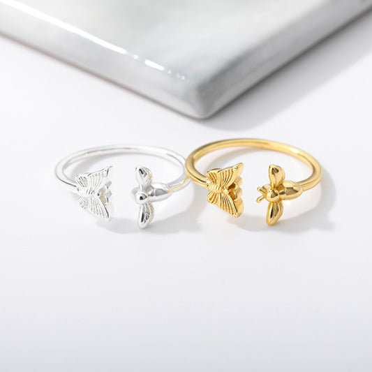 Anello farfalla ape