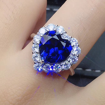 Set cristalli zircone blu