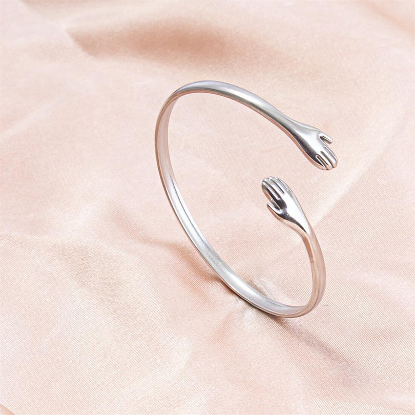 Bracciale serpente regolabile in acciaio