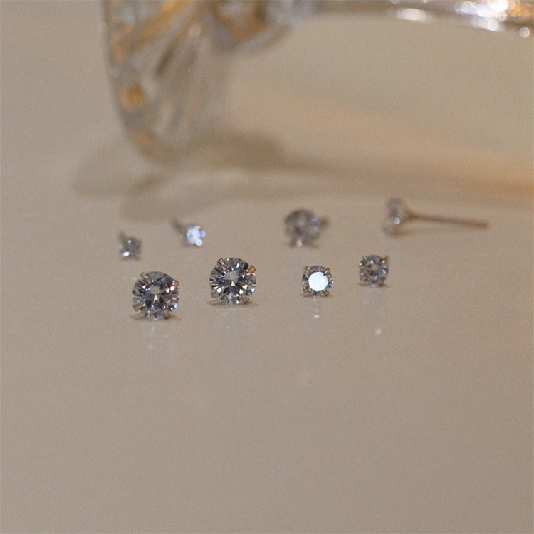 Orecchini sfera zircone