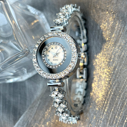 Orologio al quarzo con strass cristallo