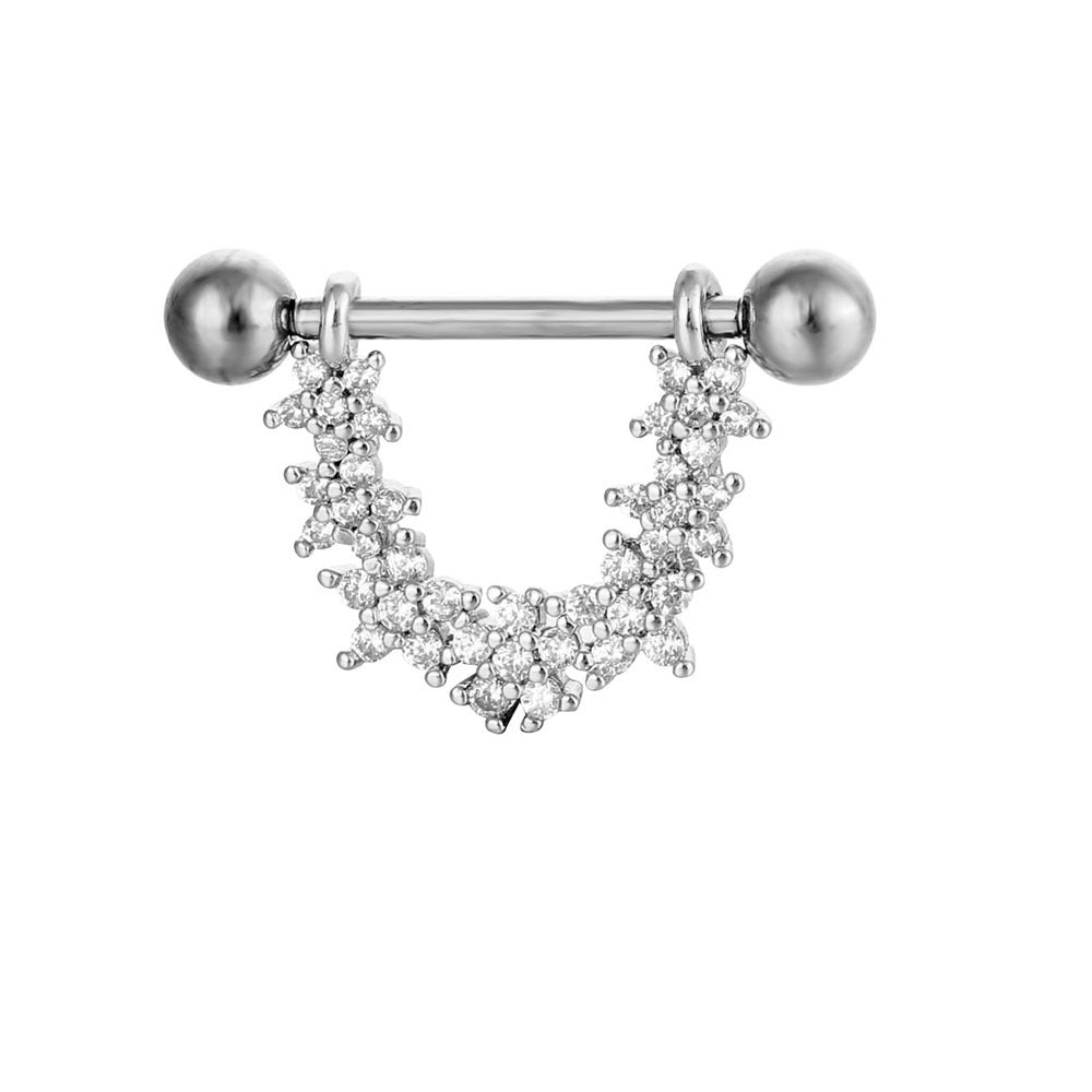 Anello zircone traforato