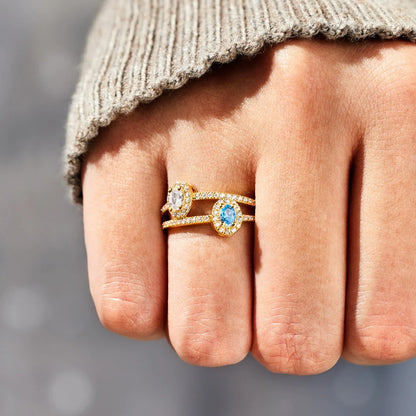 Anello uovo doppio strato