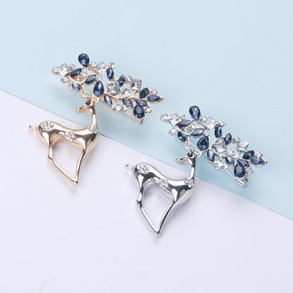 Spilla cervo strass