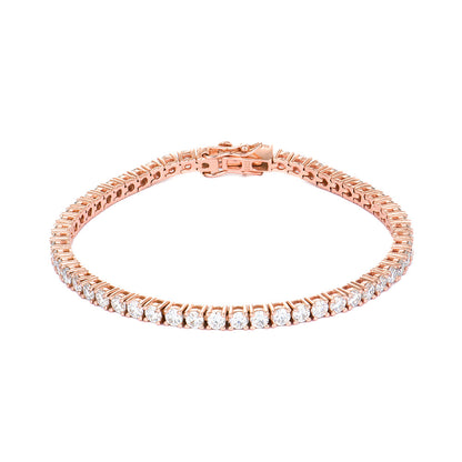 Bracciale moissanite argento da ragazza