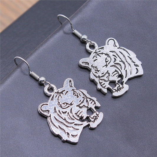 Orecchini tigre reversibili