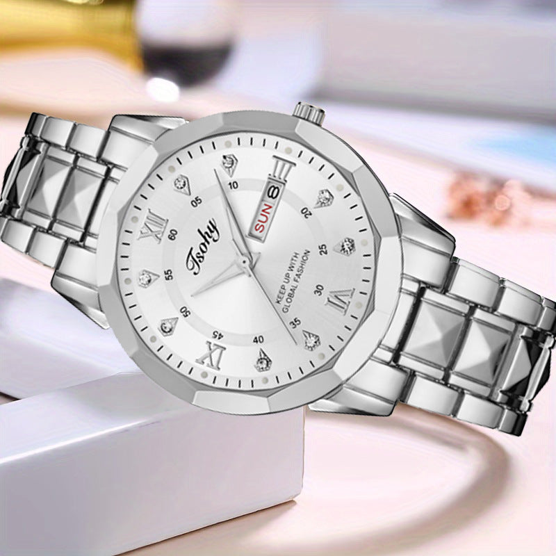 Orologio uomo calendario doppio