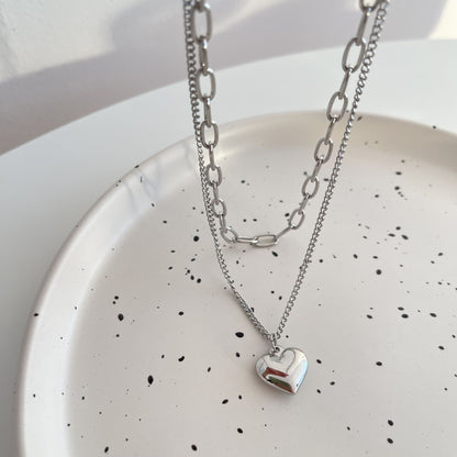 Collana gemelli titanio