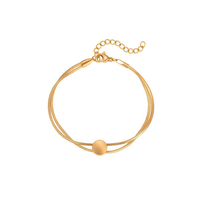 Bracciale catena serpente oro