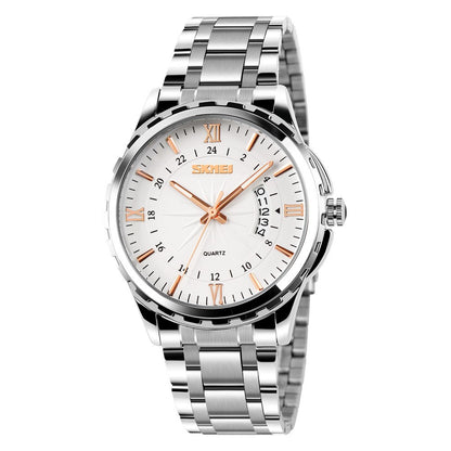 Orologio da uomo acciaio impermeabile calendario