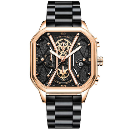 Orologio quarzo uomo luminescente