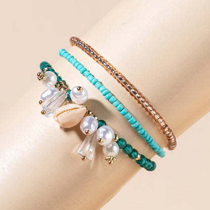 Bracciali boho con perline