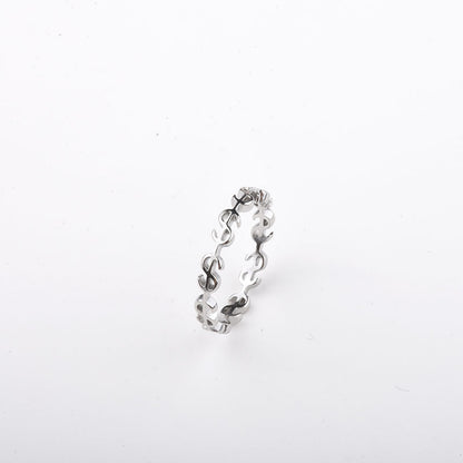 Anello moneta dorato
