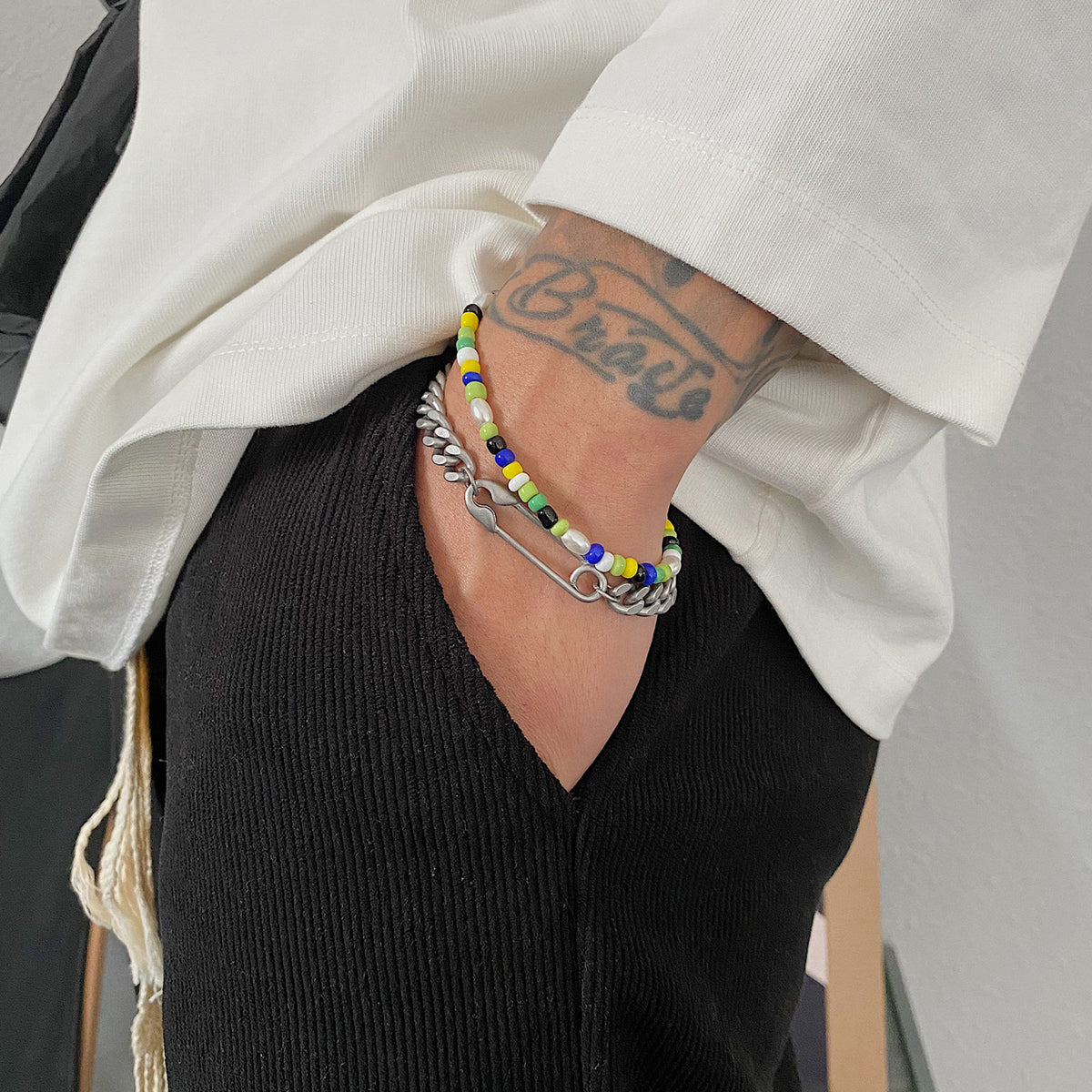 Bracciale titanio vintage retrò