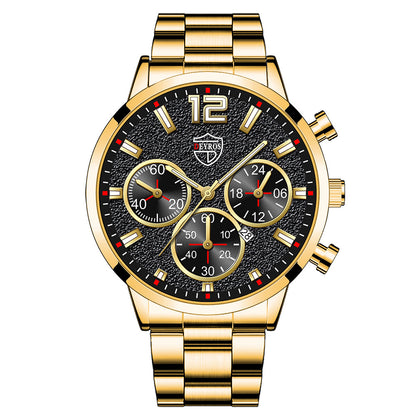 Orologio uomo con calendario acciaio inossidabile