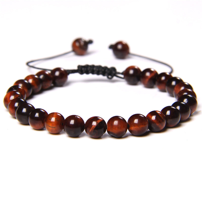 Bracciale occhio di tigre tessuto