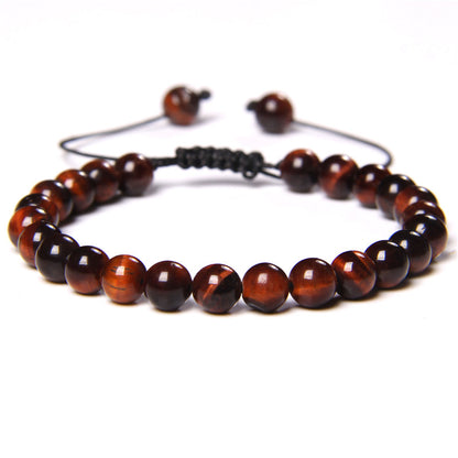 Bracciale occhio di tigre tessuto