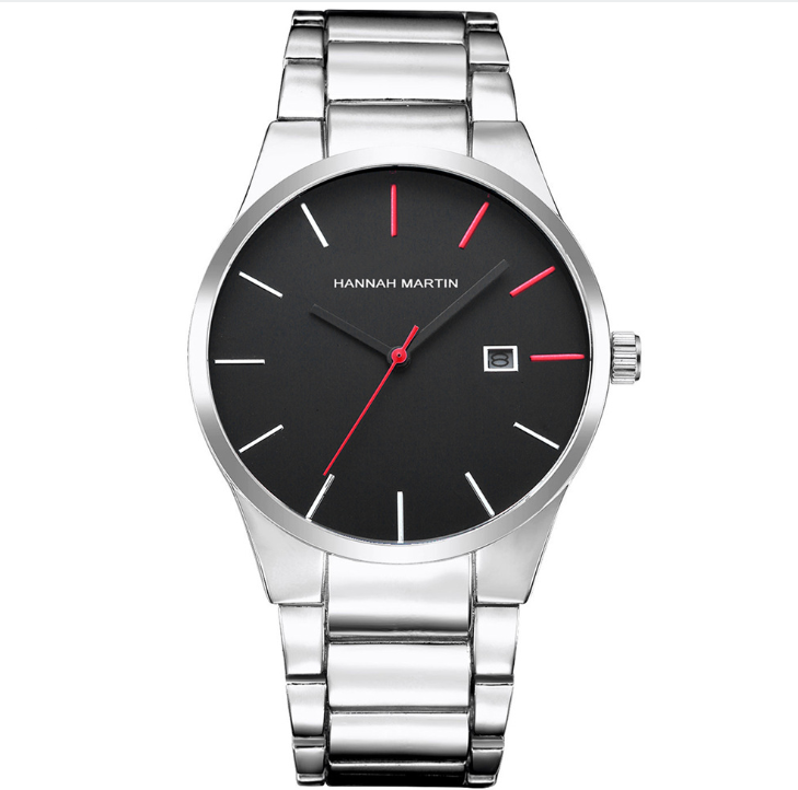 Orologio acciaio multifunzione da uomo con calendario