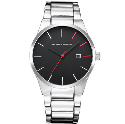 Orologio acciaio multifunzione da uomo con calendario