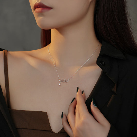 Collana spirale zirconi donna