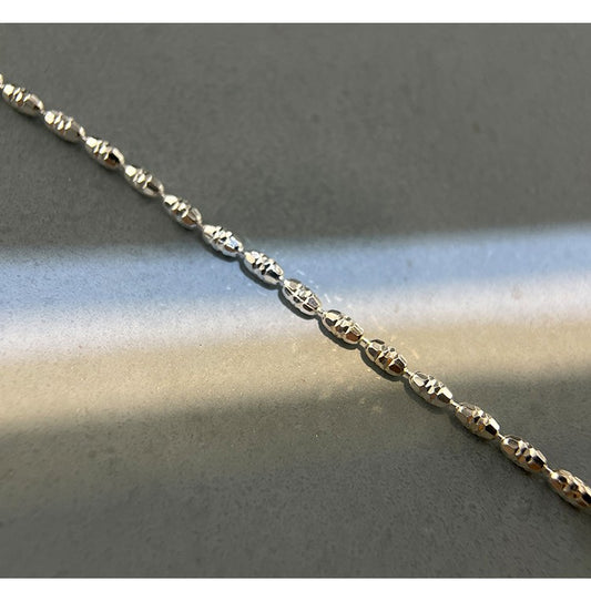 Braccialetto argento geometrico