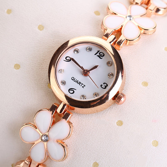 Orologio donna cinturino floreale