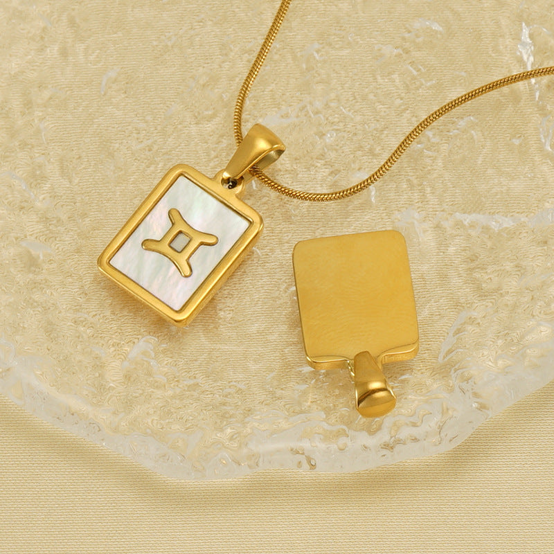 Collana costellazione acciaio