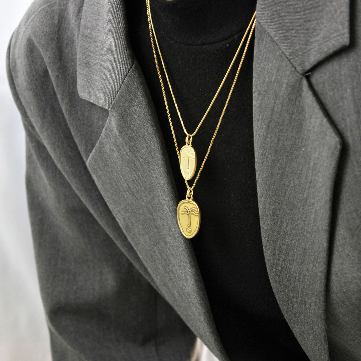 Collana moneta oro