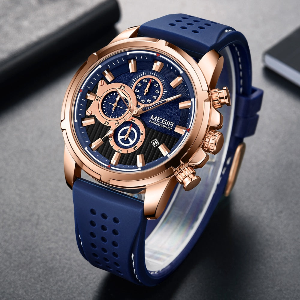 Orologio sportivo da uomo in silicone